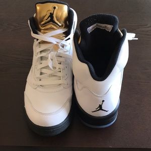 Retro Jordan 5’s (Gold Tongue)